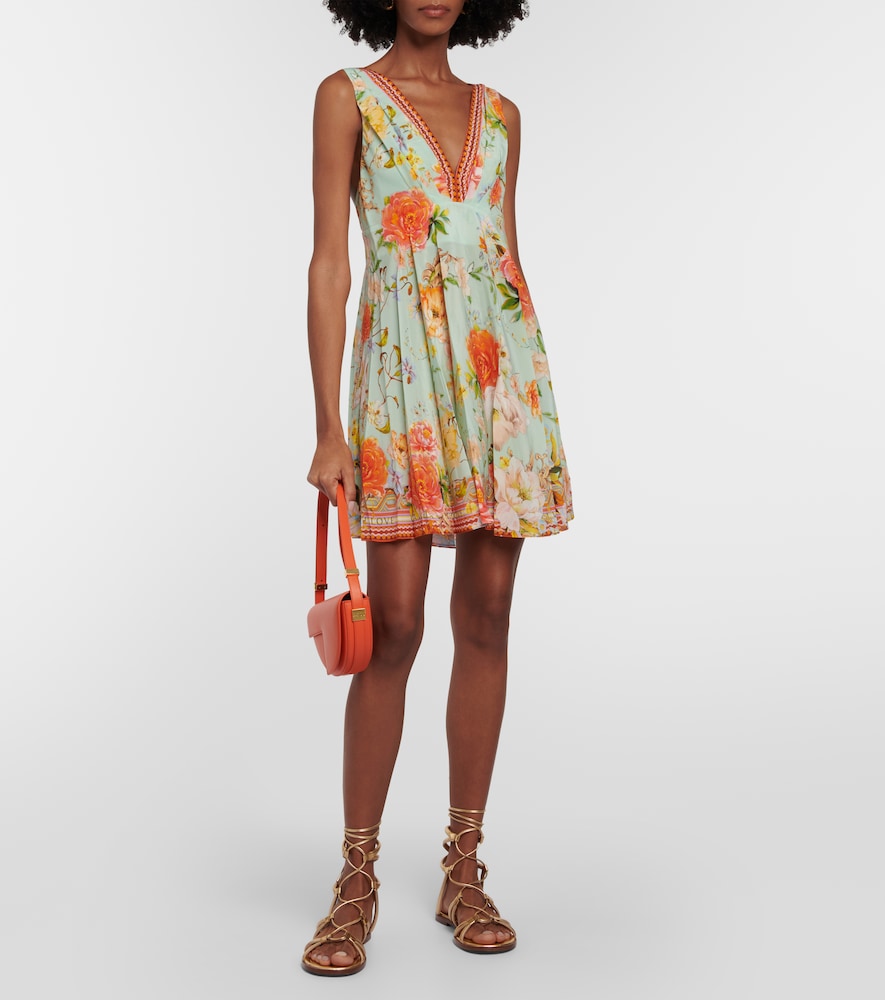  Camilla Camilla Embellished Silk Minidress 
