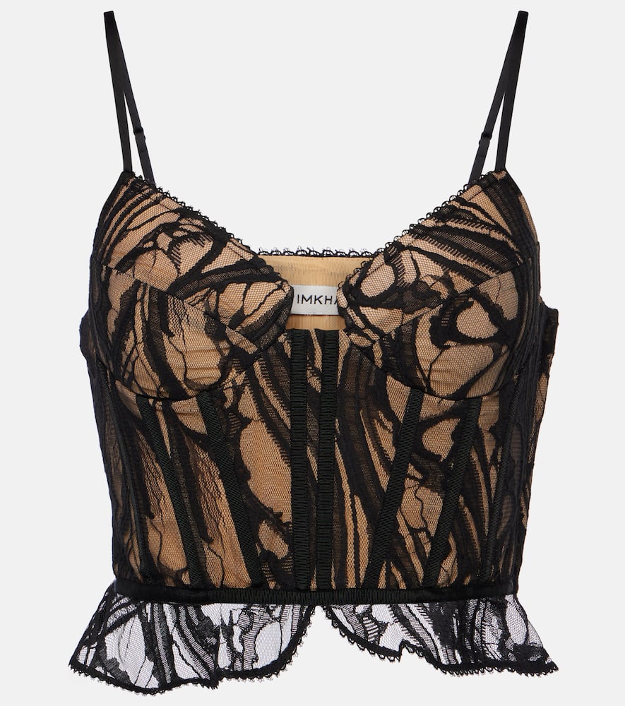 Simkhai Dalila lace bustier