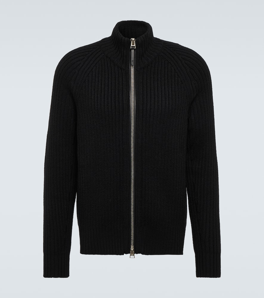 Tom Ford Wool and cashmere-blend zip-up sweater