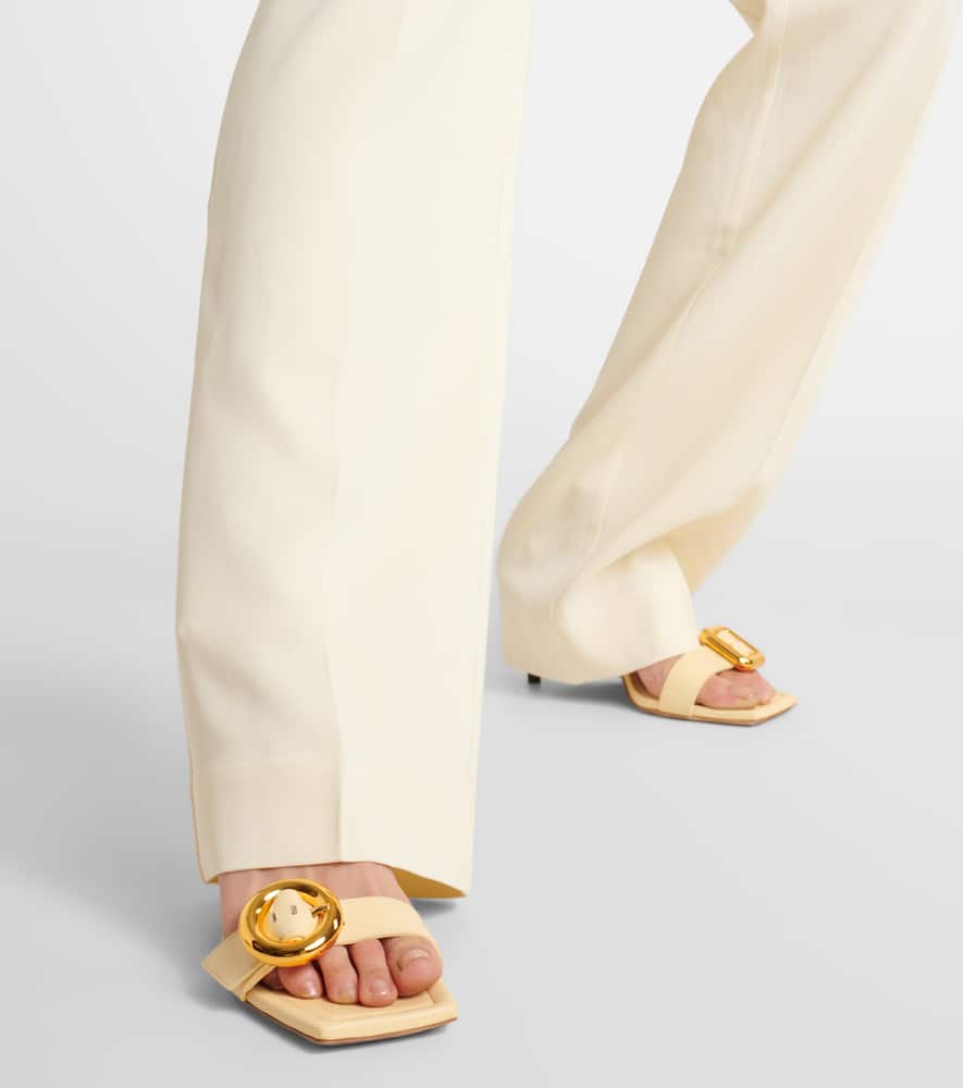 ASCENO AURELIA CRÊPE STRAIGHT PANTS