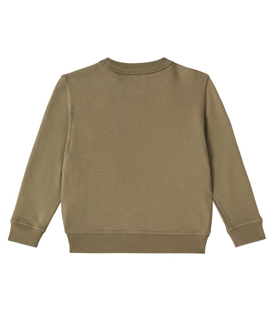 Burberry Ekd Cotton Jersey Sweatshirt In Brown