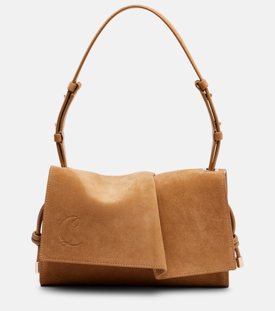 Baggy Small suede shoulder bag
