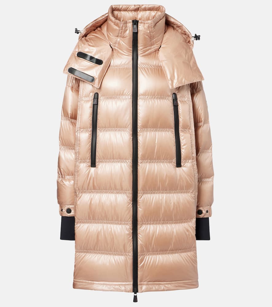 Moncler Rochelairs Down Coat In Pink