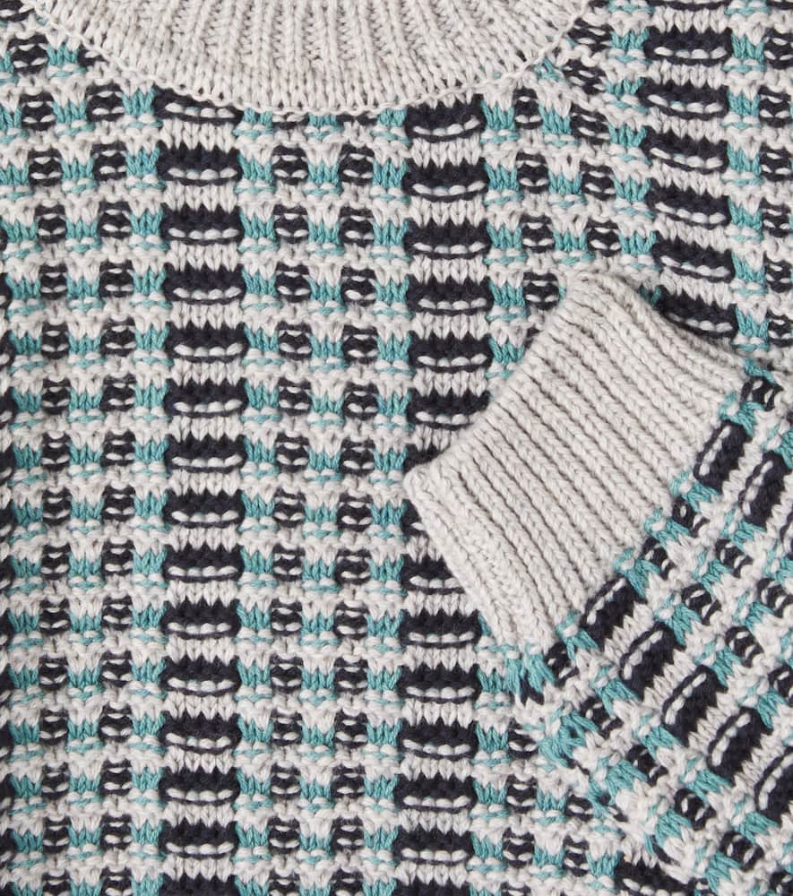 Bebe Organic Sean Cotton And Wool Sweater In Black