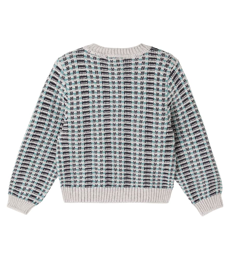 Bebe Organic Sean Cotton And Wool Sweater In Black