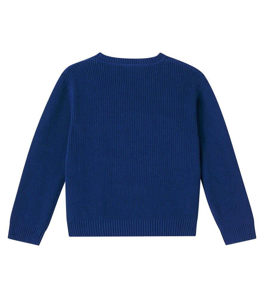  Stella Mccartney Kids Stella Mccartney Kids Pullover Aus Rippstrick Aus Baumwolle 