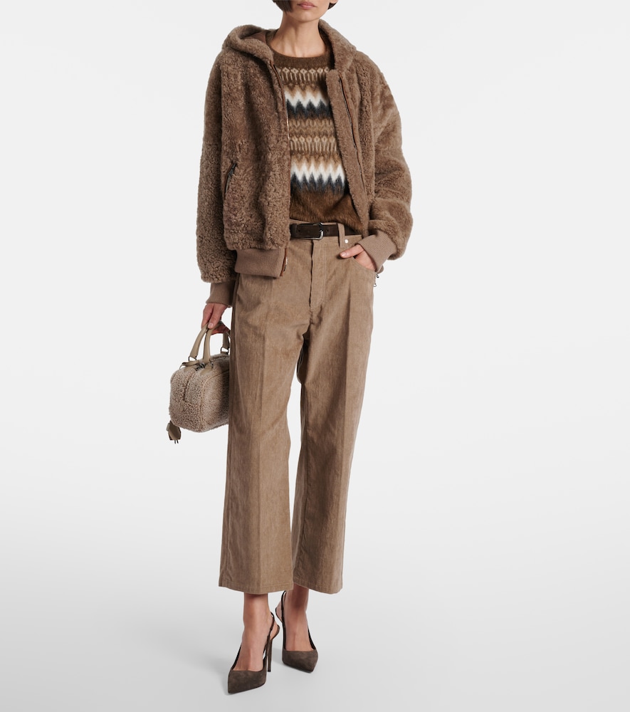 Brunello Cucinelli Monili cotton corduroy straight pants