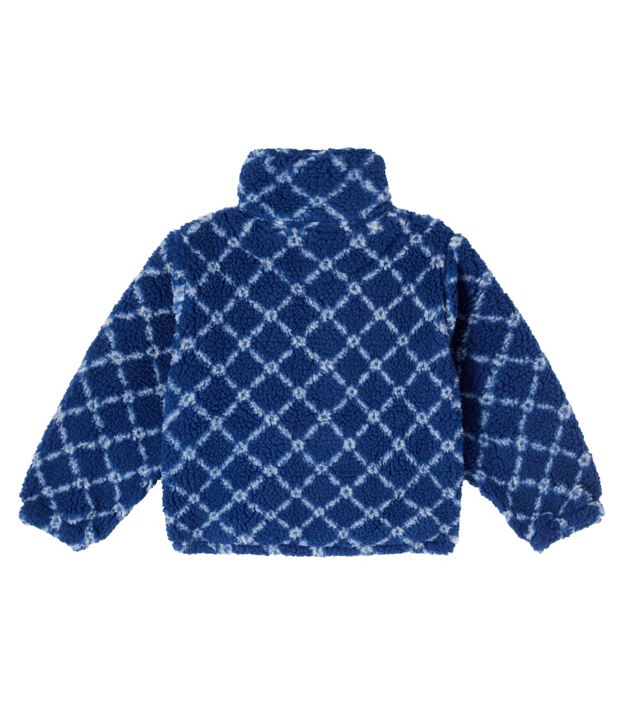 Tinycottons Floral Sweatshirt In Blue
