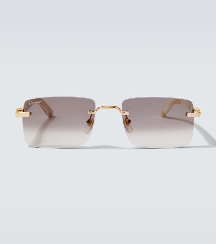 Cartier Eyewear Collection Signature C De Cartier rectangular sunglasses
