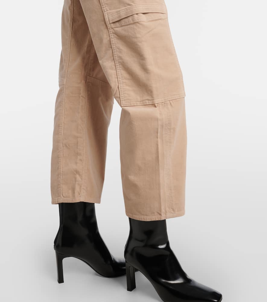 Citizen Of Humanity Marcelle Cotton Corduroy Cargo Pants In Neutral