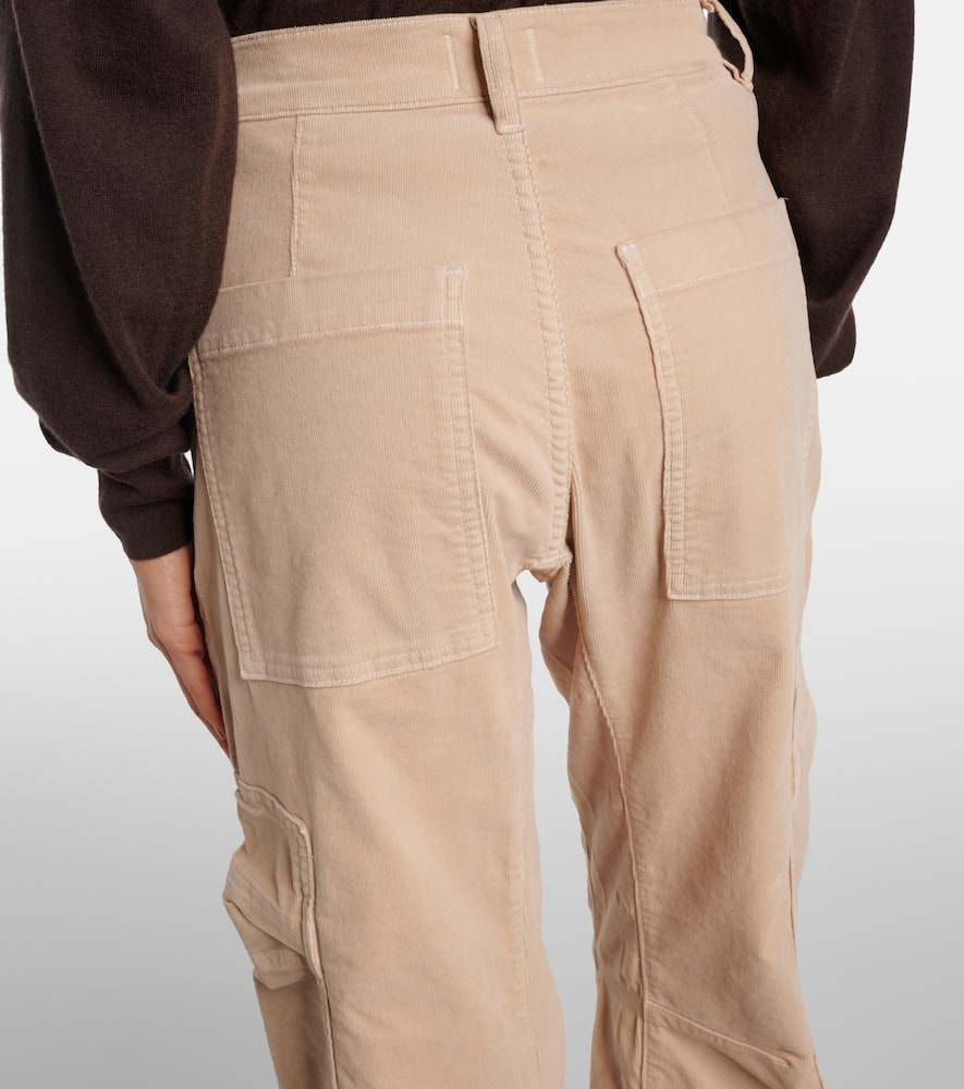 Citizen Of Humanity Marcelle Cotton Corduroy Cargo Pants In Neutral