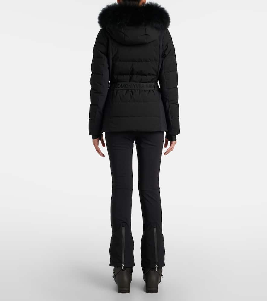 Yves Salomon Doudoune 64cm Ski Jacket In Black