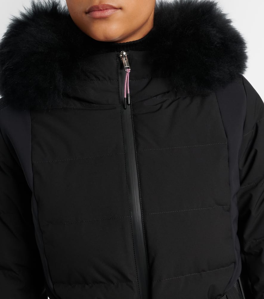 Yves Salomon Doudoune 64cm Ski Jacket In Black