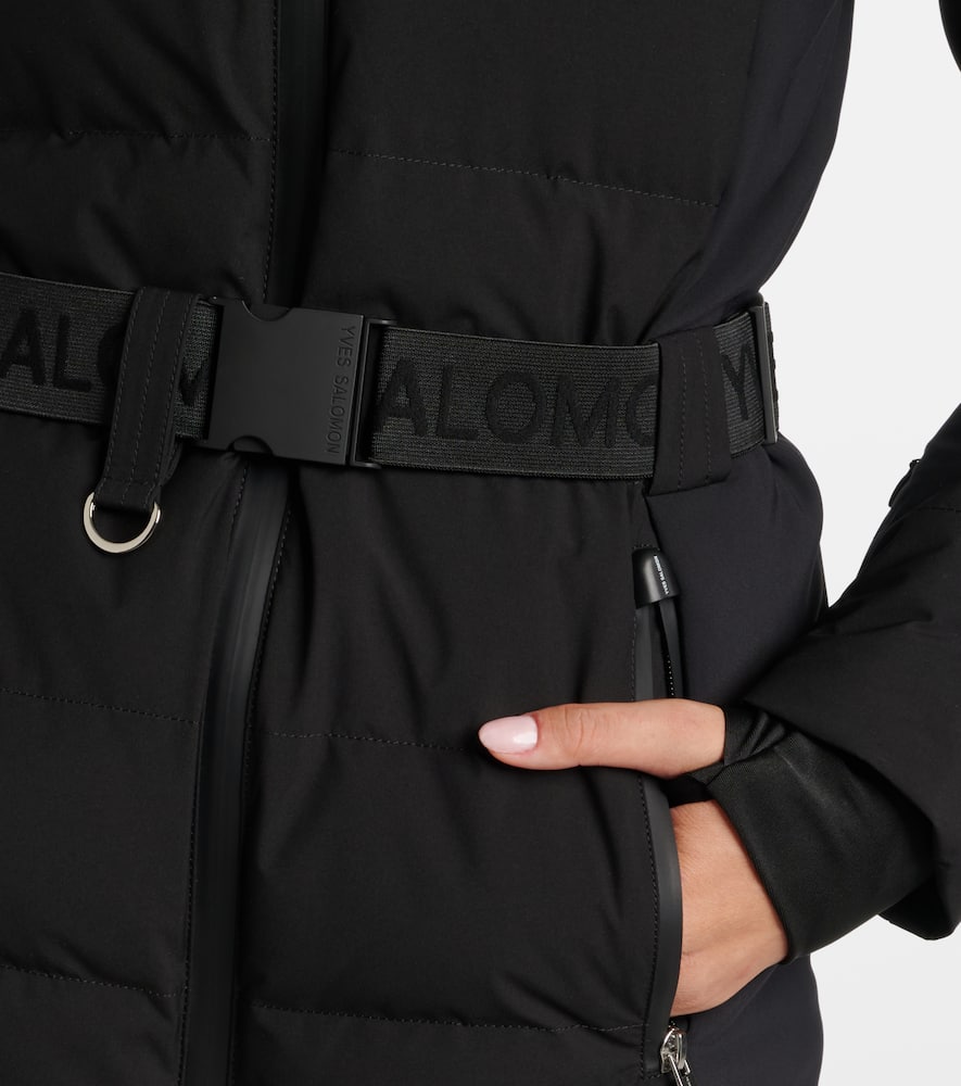 Yves Salomon Doudoune 64cm Ski Jacket In Black
