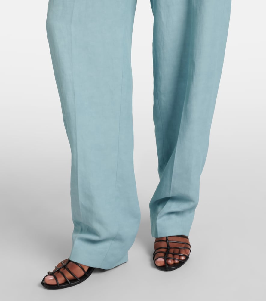  Joseph Joseph Aix Chambray Wide-leg Pants 