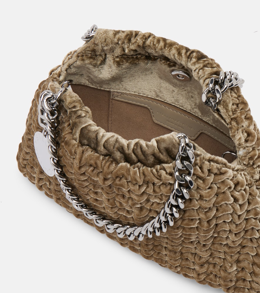  Stella Mccartney Stella Mccartney Tote Bag Falabella Small Aus Samt 