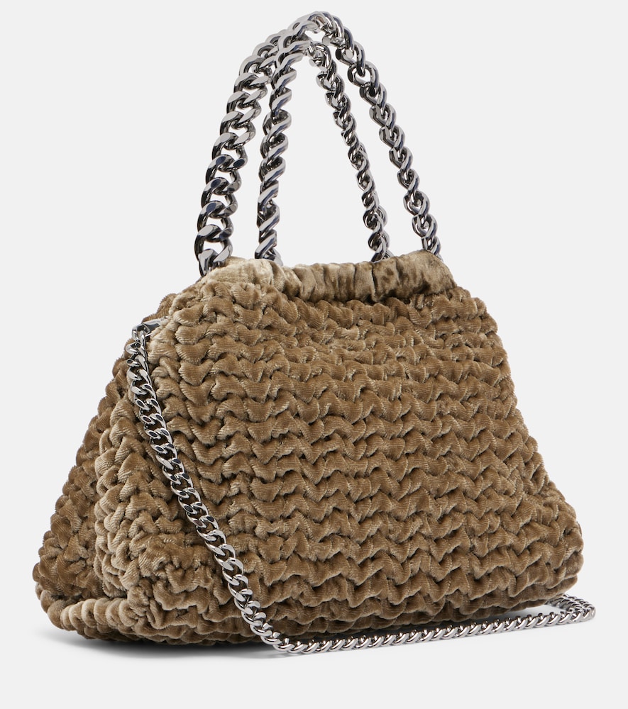  Stella Mccartney Stella Mccartney Tote Bag Falabella Small Aus Samt 