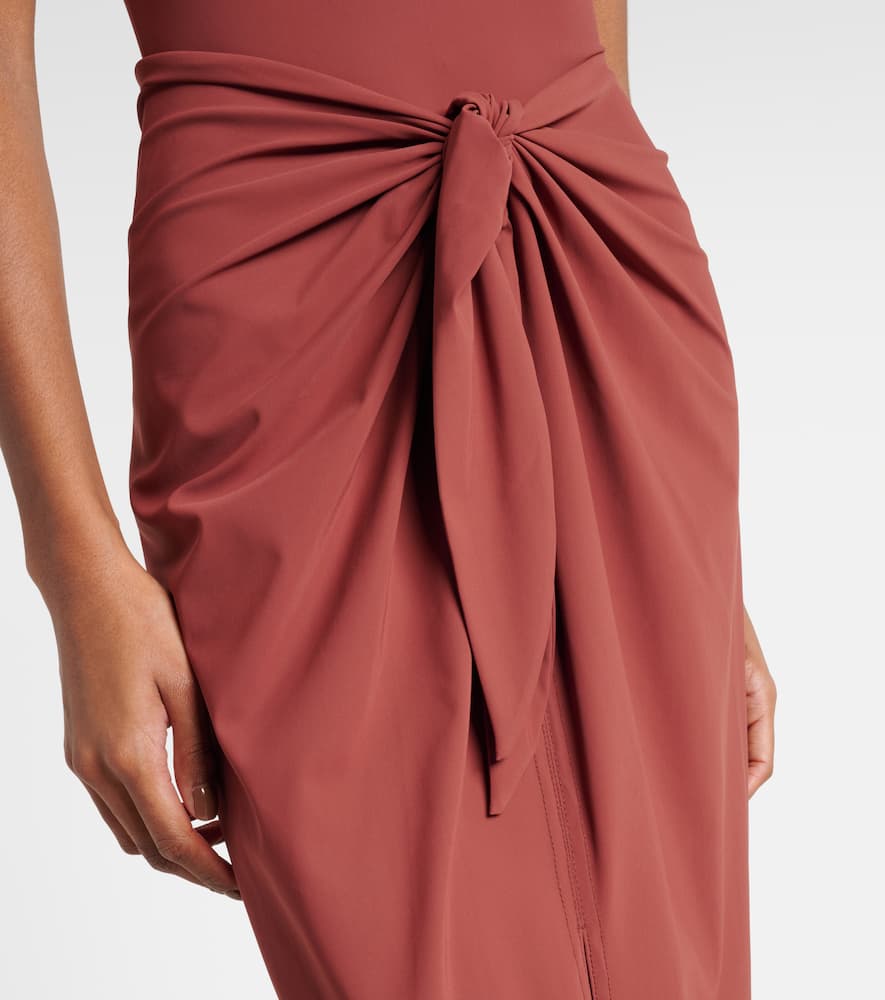 Karla Colletto Basics Beach Cover-up In Red