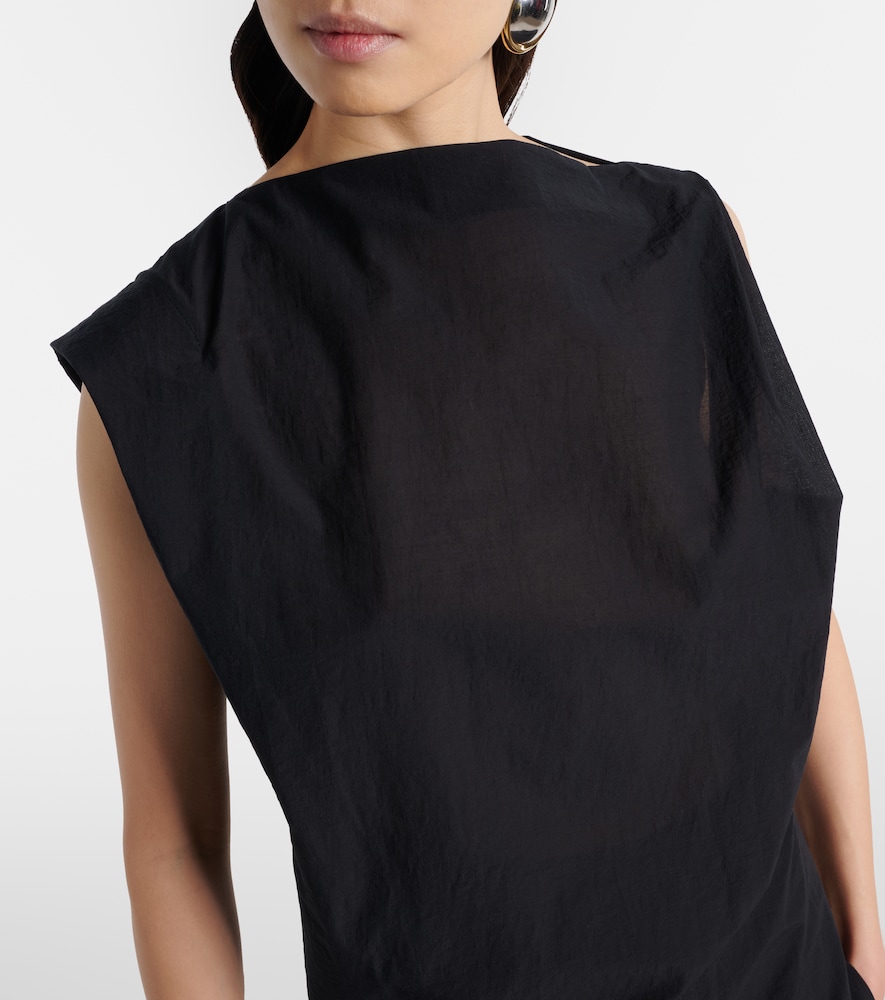  Jacquemus Jacquemus Midikleid Drap Aus Popeline 