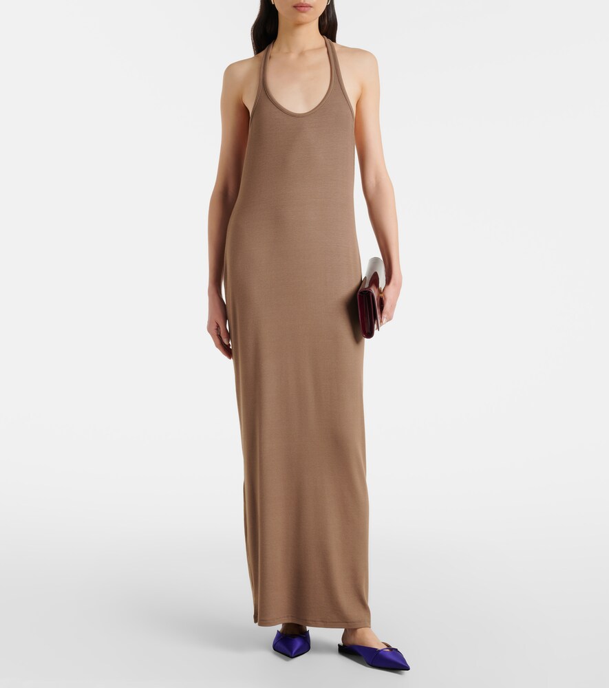 Tom Ford Racerback jersey maxi dress