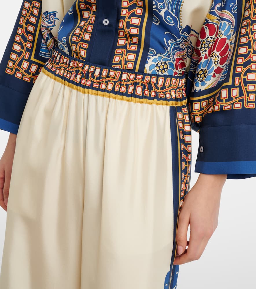 La Doublej Elasticated-waist Trousers In White