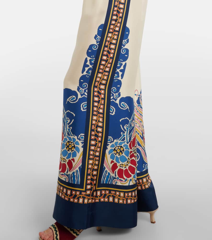 La Doublej Elasticated-waist Trousers In White