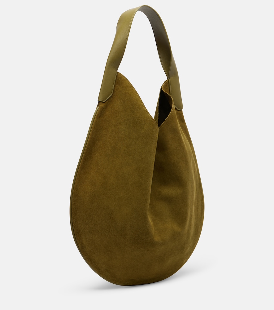  Victoria Beckham Victoria Beckham Schultertasche Soft Plié Aus Veloursleder 