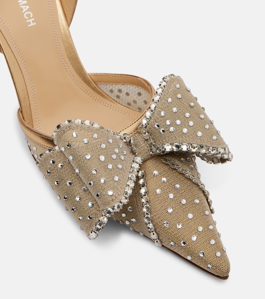  Mach & Mach Mach & Mach Le Cadeau 85 Mesh Slingback Pumps 