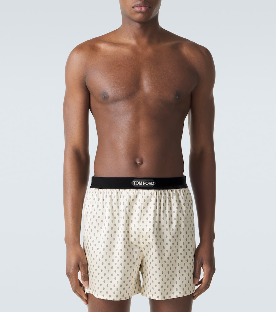  Tom Ford Tom Ford Paisley Silk-blend Boxers 
