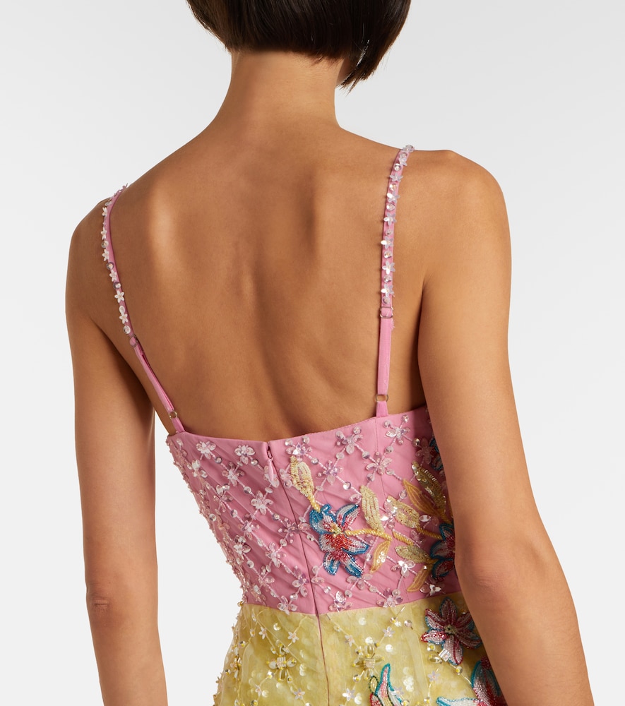  La Fuori Lã  Fuori Embellished Floral Cocktail Dress 