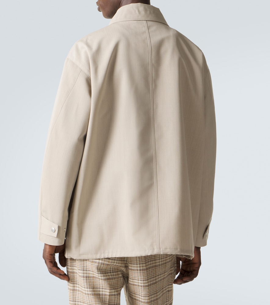  Auralee Auralee Blouson Aus Wolle 