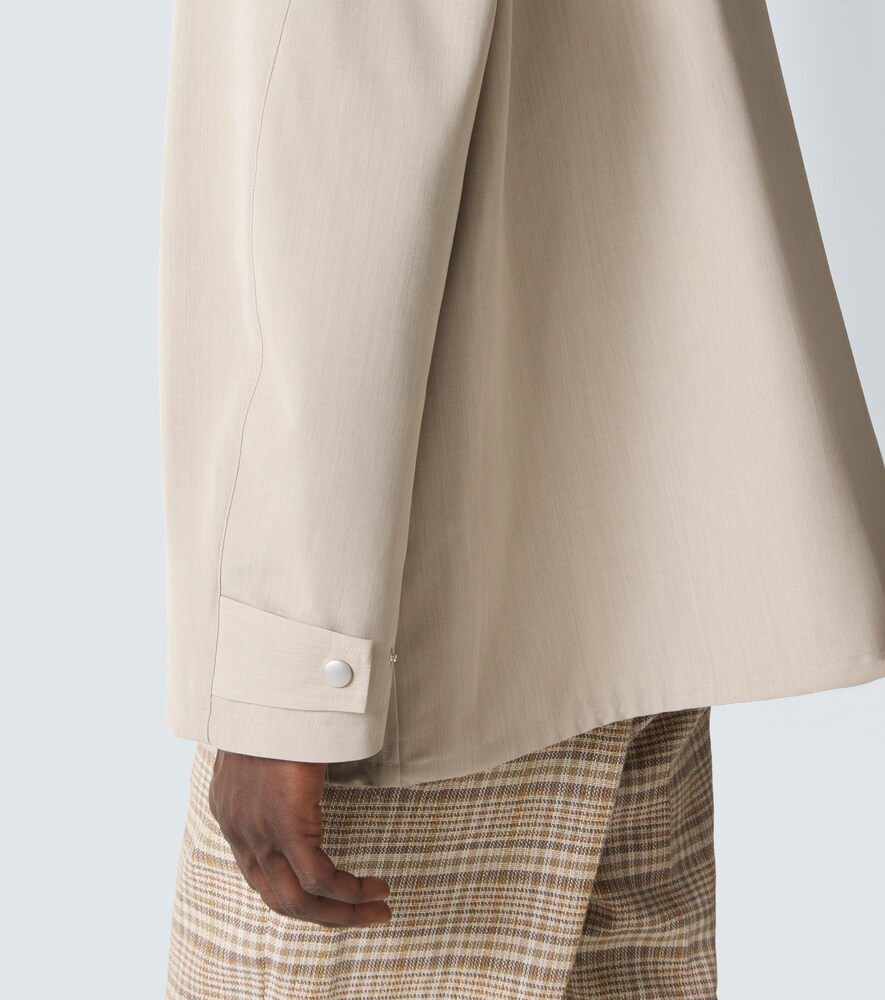  Auralee Auralee Blouson Aus Wolle 