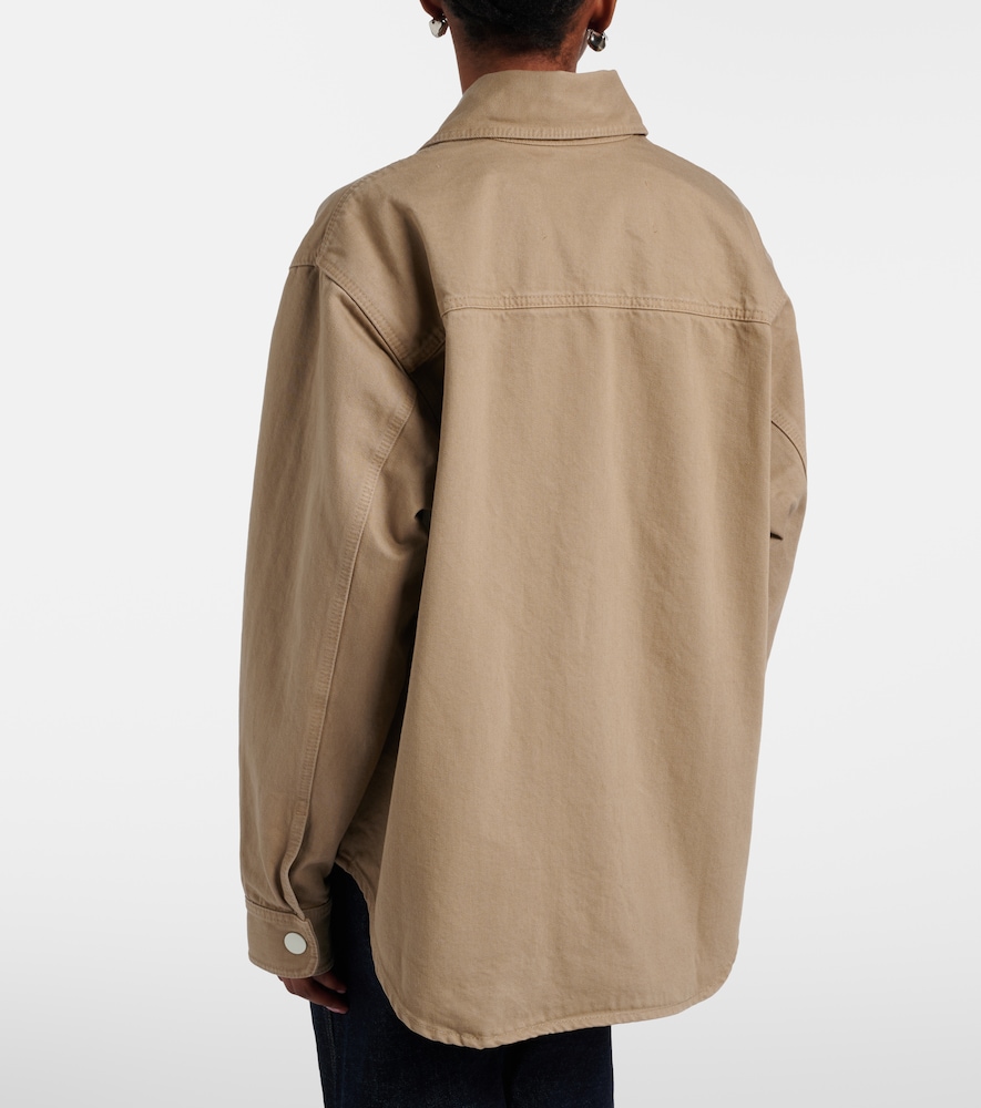  Ami Paris Ami Paris Ami De Cåur Cotton Overshirt 