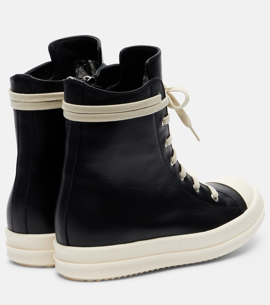  Rick Owens Rick Owens High-top Sneakers Aus Leder 