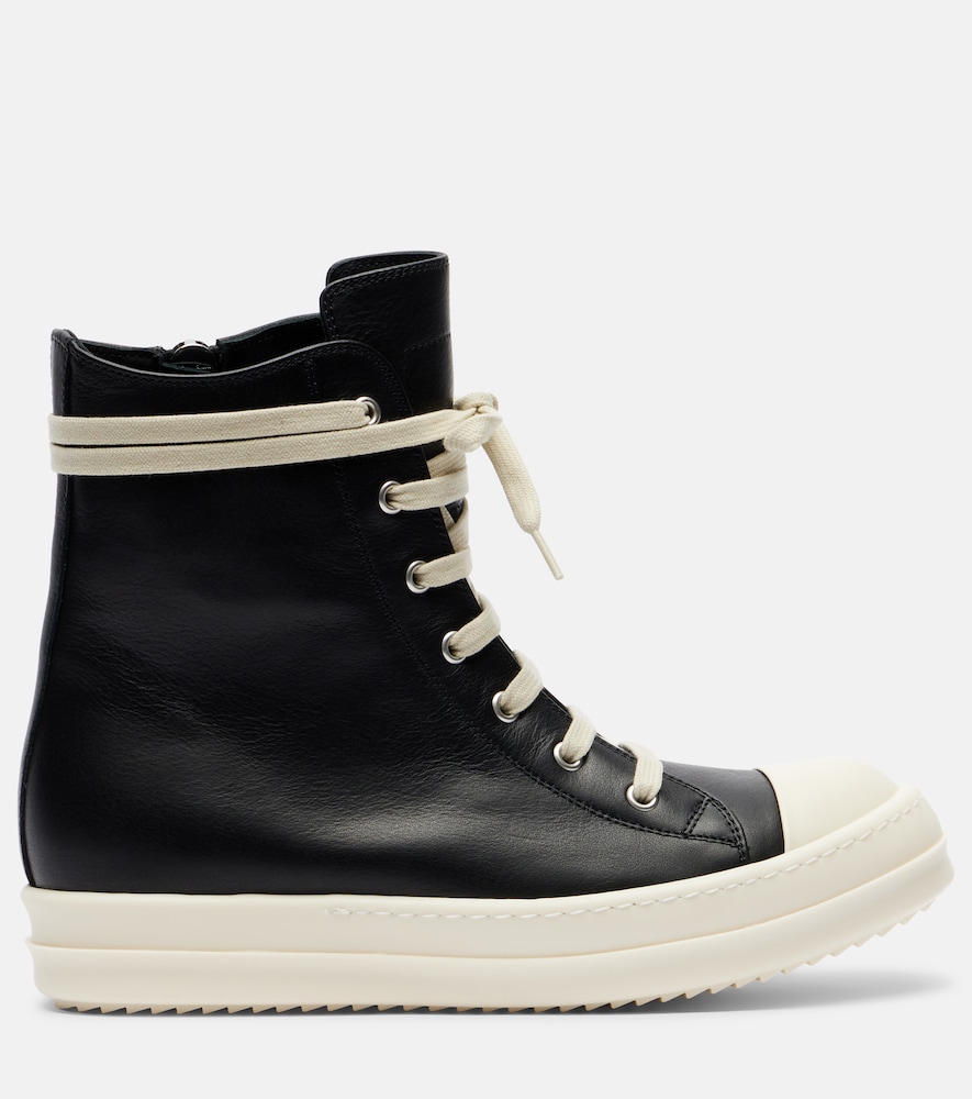  Rick Owens Rick Owens High-top Sneakers Aus Leder 