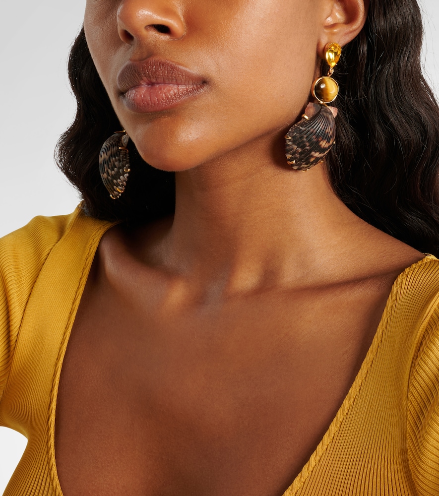 Augustine Crystal-Embellished Drop Earrings