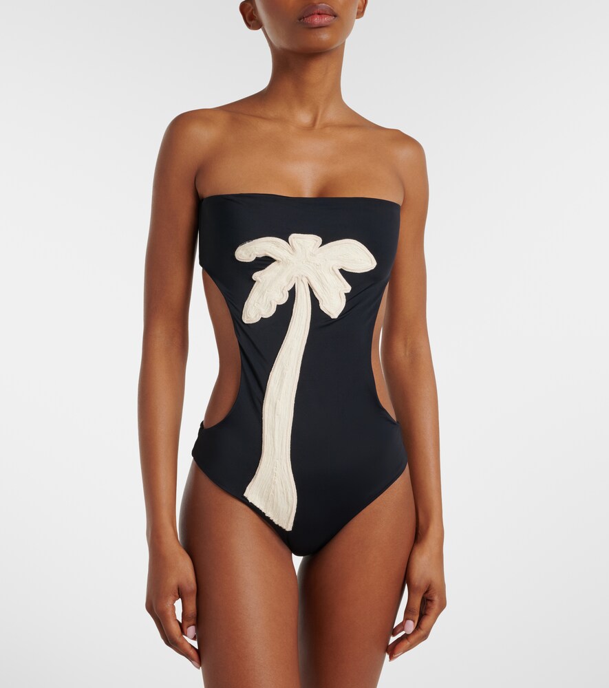  Johanna Ortiz Johanna Ortiz Bestickter Badeanzug Mit Cut-out 