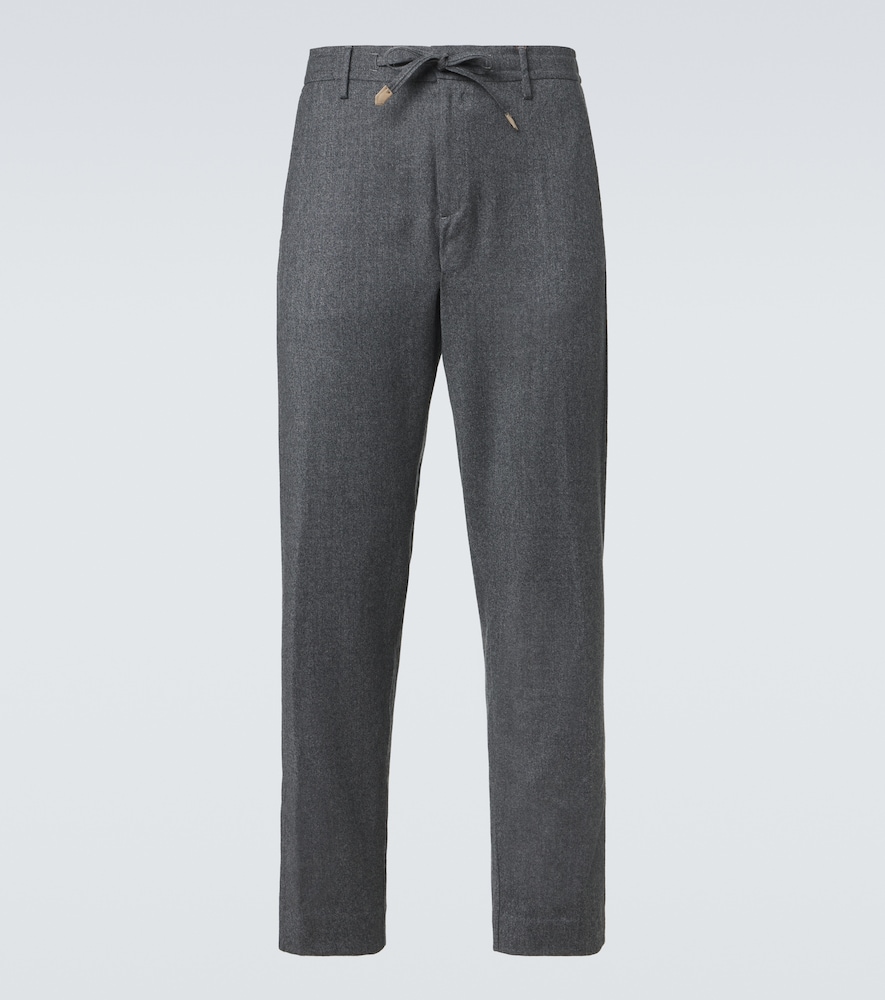 Straight Hose aus Wolle
