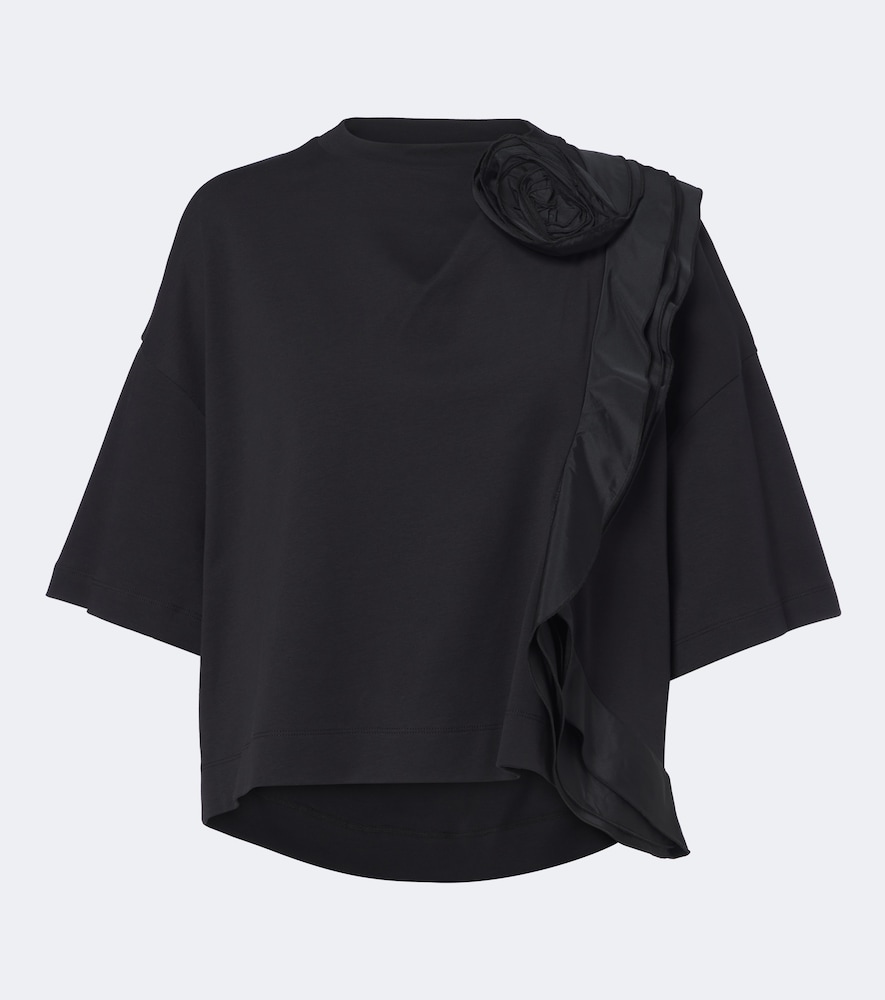 Max Mara T-shirt en coton volants 315 €