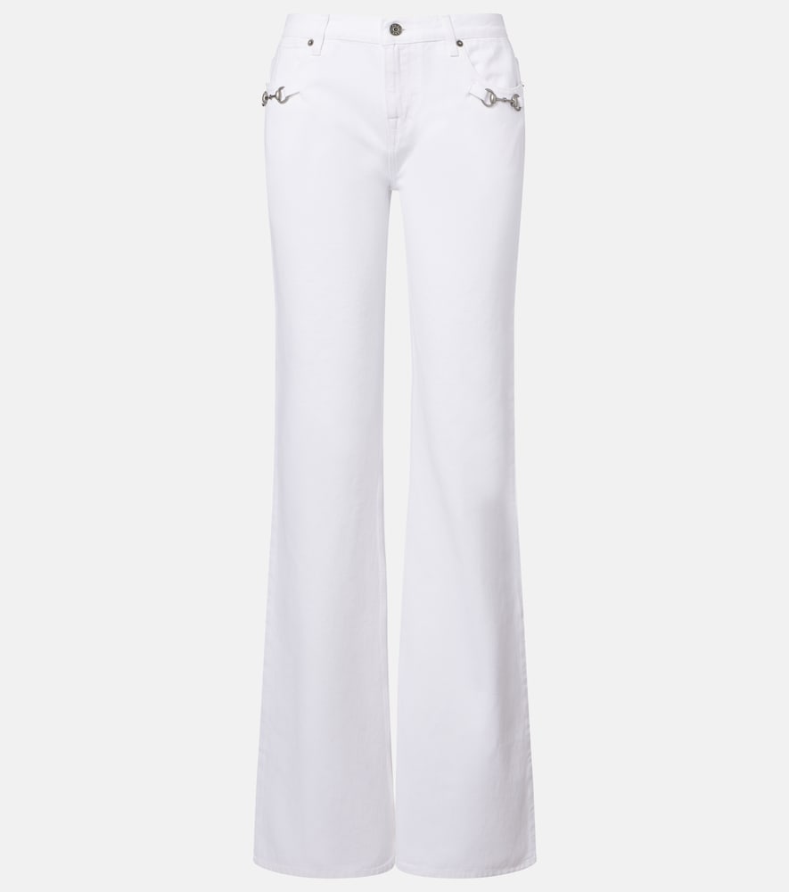 Jeans flared Horsebit