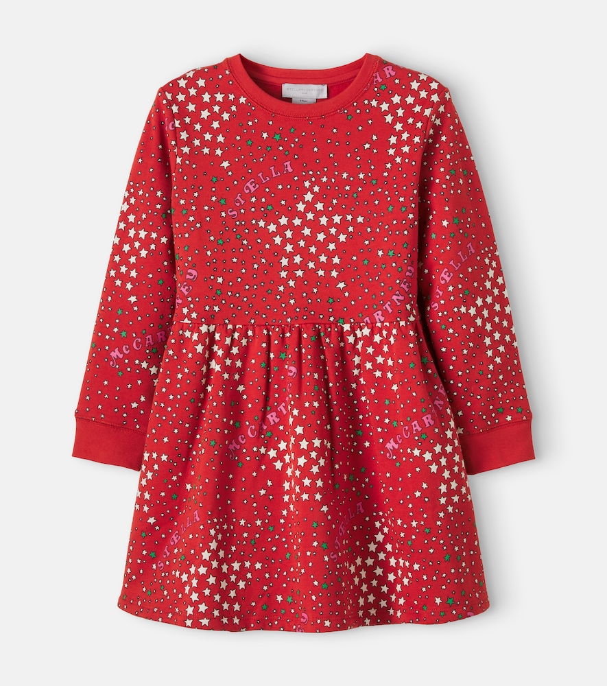 Sweatshirt-Kleid aus Baumwoll-Jersey