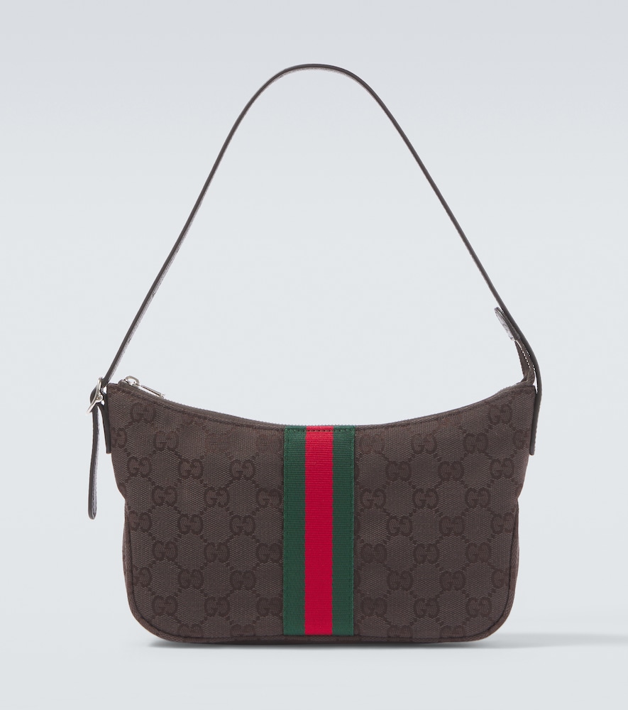 Borsa a tracolla Lunetta Small in canvas GG