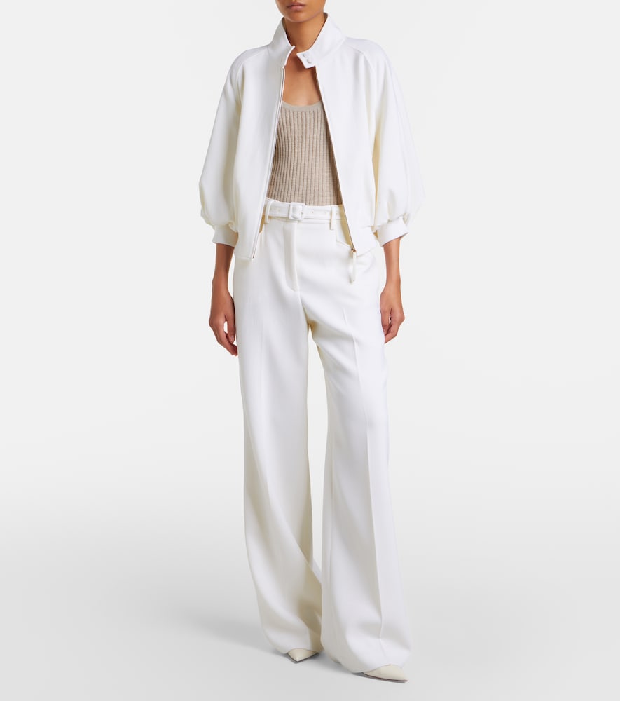 Aluin Virgin Wool Bomber Jacket