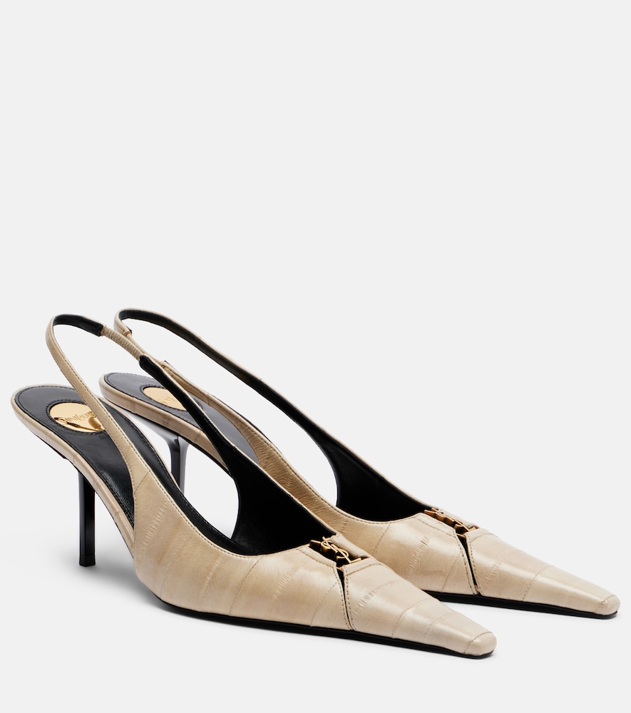 Slingback-Pumps Babylone aus Leder