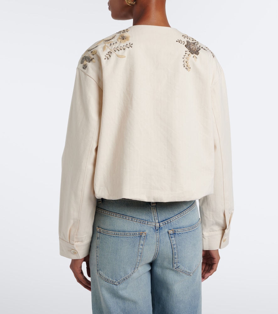 Veronica Beard Emeren embroidered cotton jacket | Thumbnail 2 Veronica Beard Emeren embroidered cotton jacket | Thumbnail 2