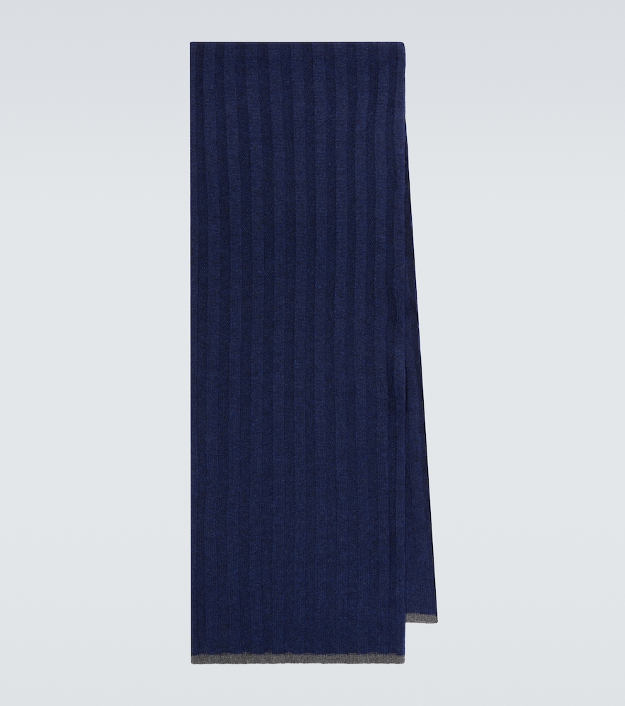 Brunello Cucinelli Men's Blue Cashmere Scarf - Mytheresa