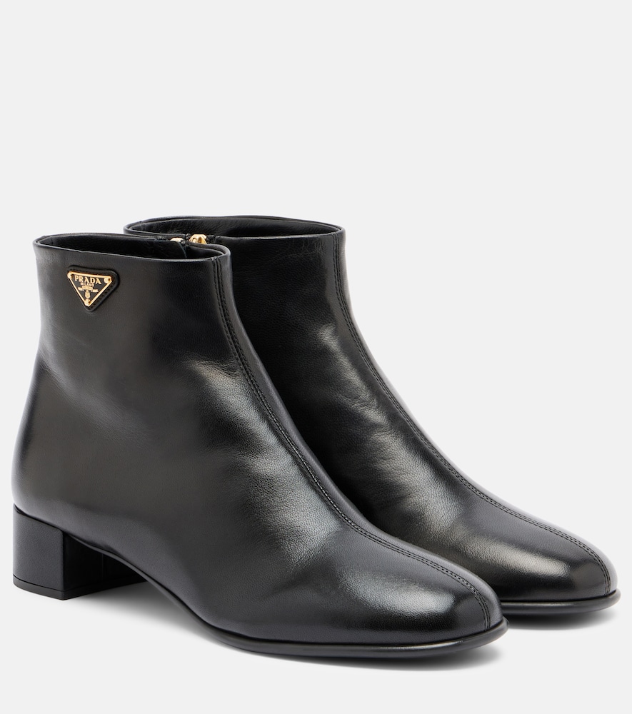 Ankle Boots aus Leder