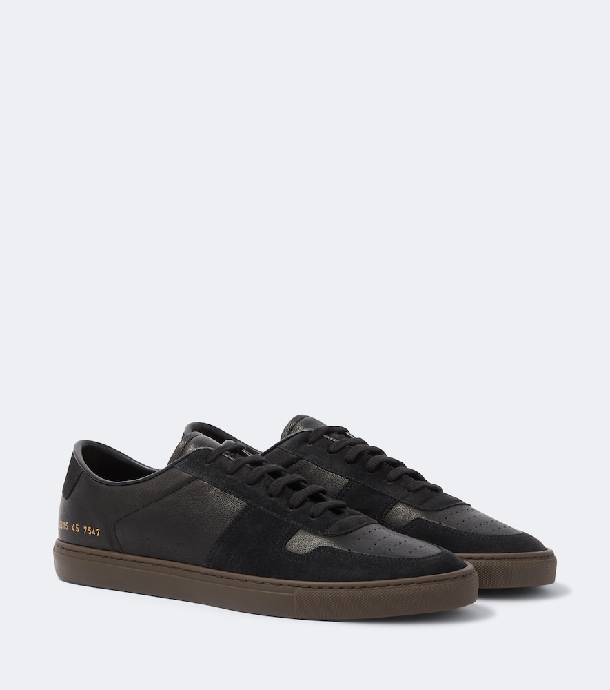Sneakers Bball Duo aus Leder mit Veloursleder