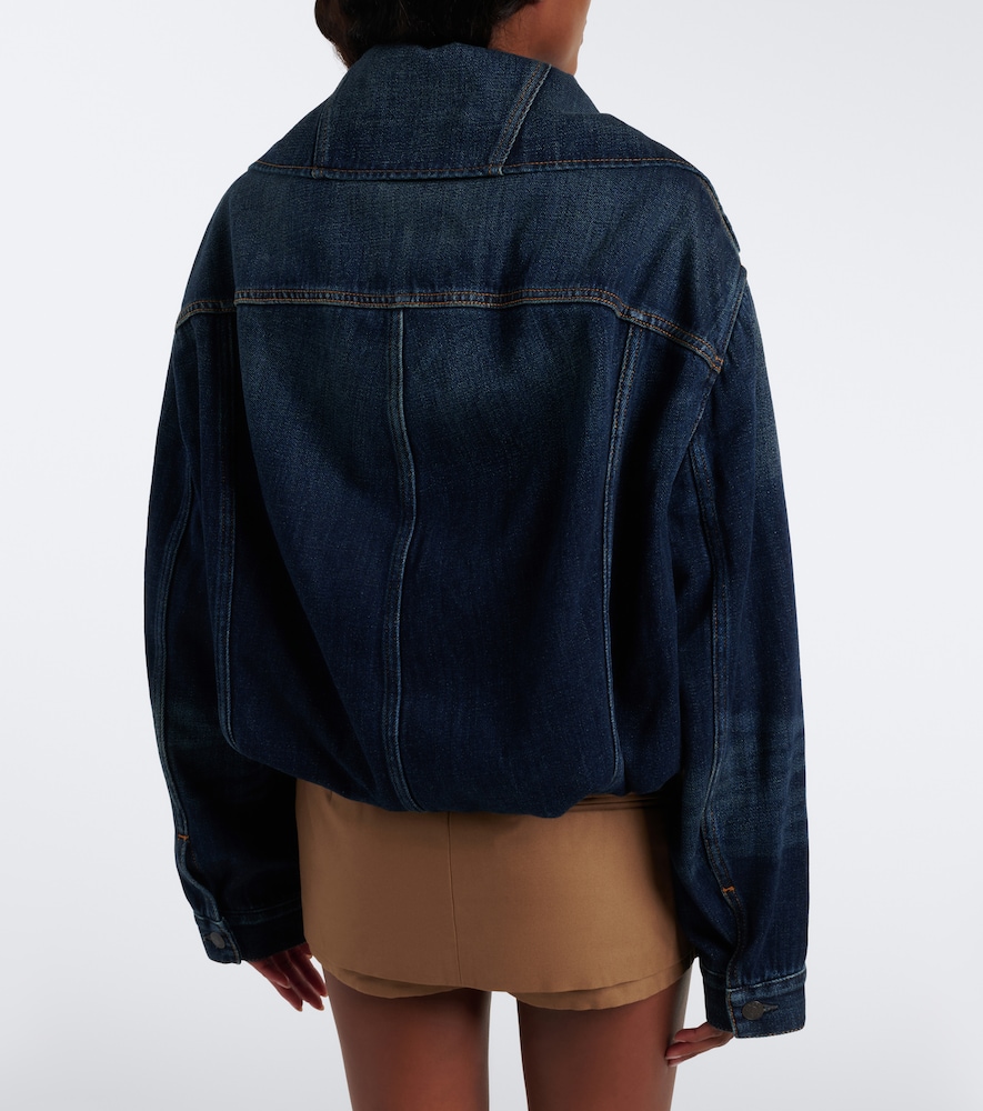 Acne Studios Denim Blouson Jacket In Blue