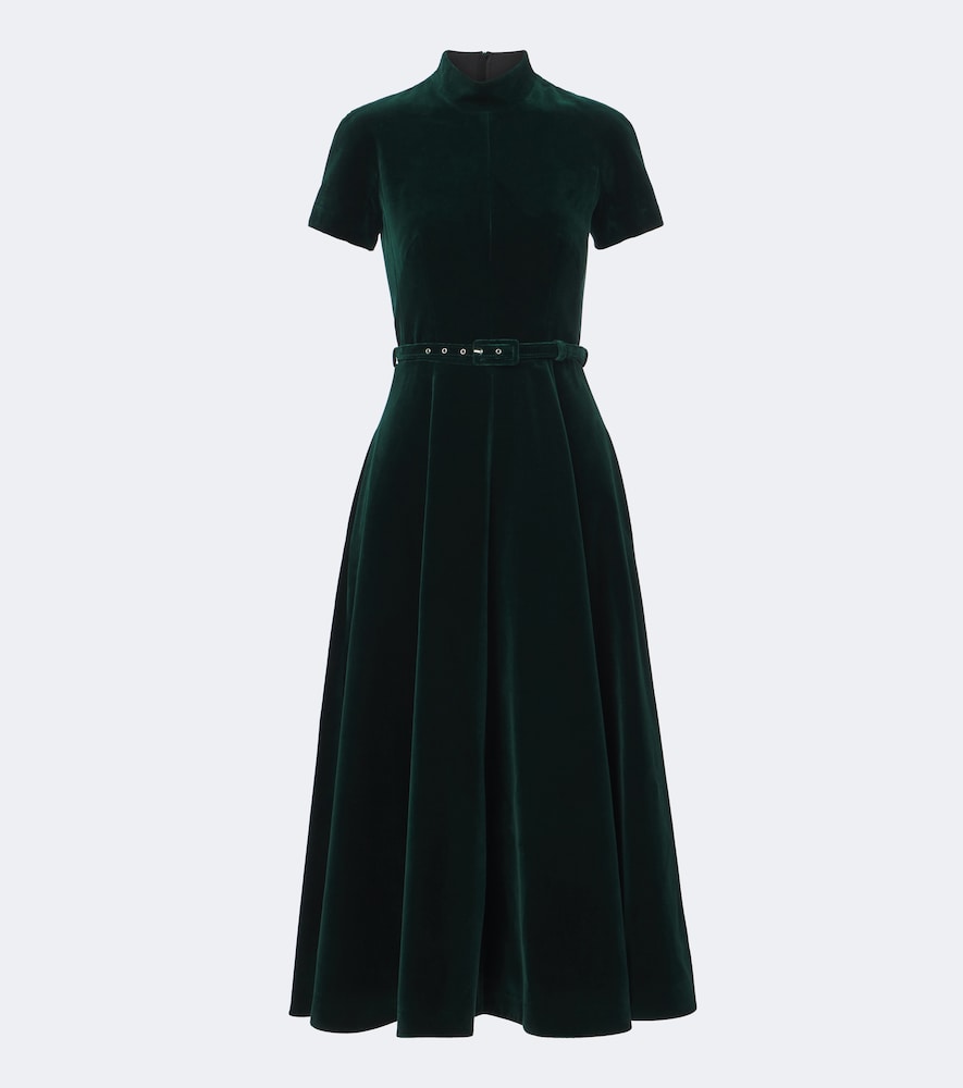 Midikleid Camilla aus Baumwoll-Samt